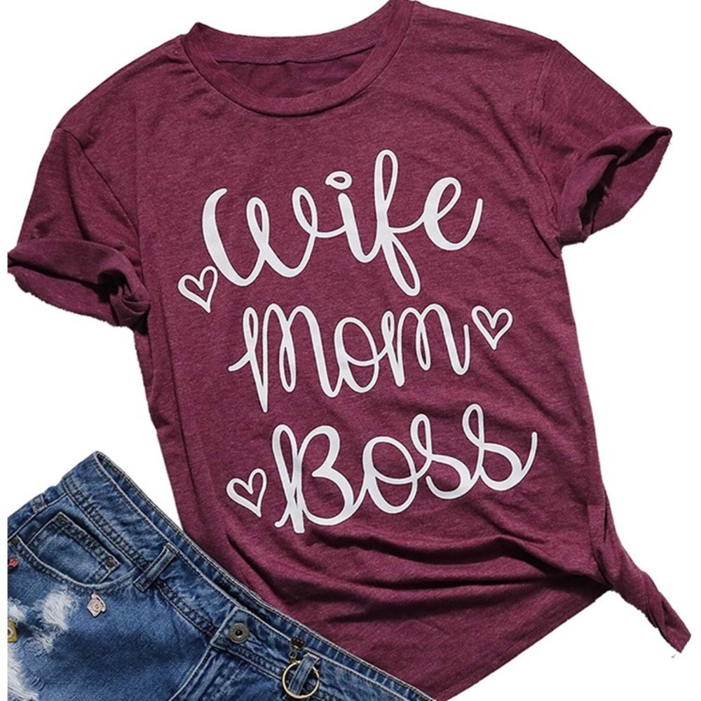 Wife. Mom. Boss T-shirt’s